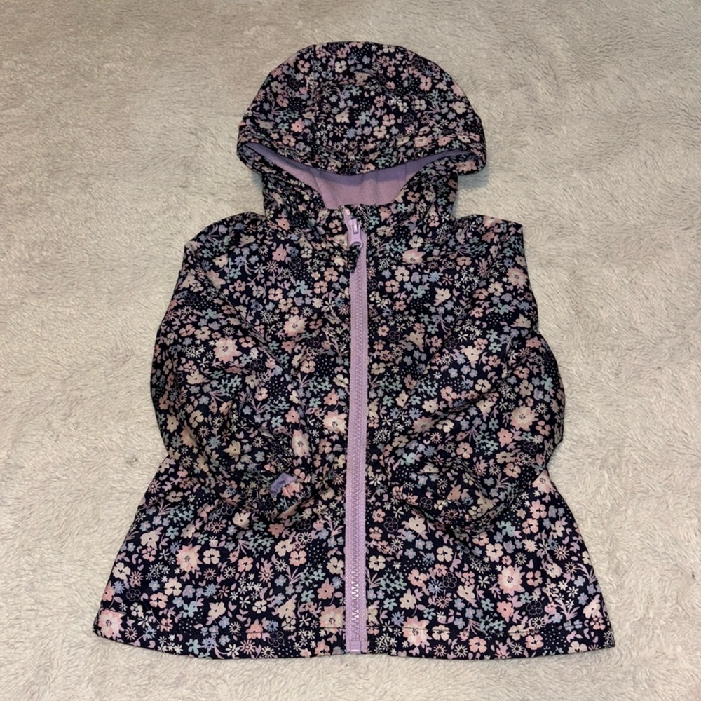 George floral zip up jacket 12-18 months